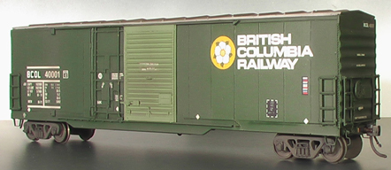 British Columbia Railway box car