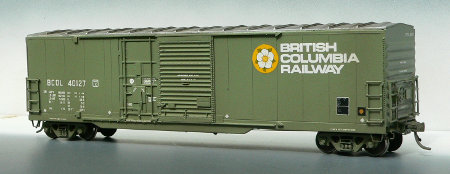 British Columbia Railway box car