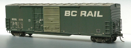 BC Rail combination door boxcar