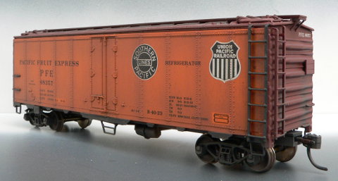 weathered train models
