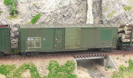 British Columbia Railway box car